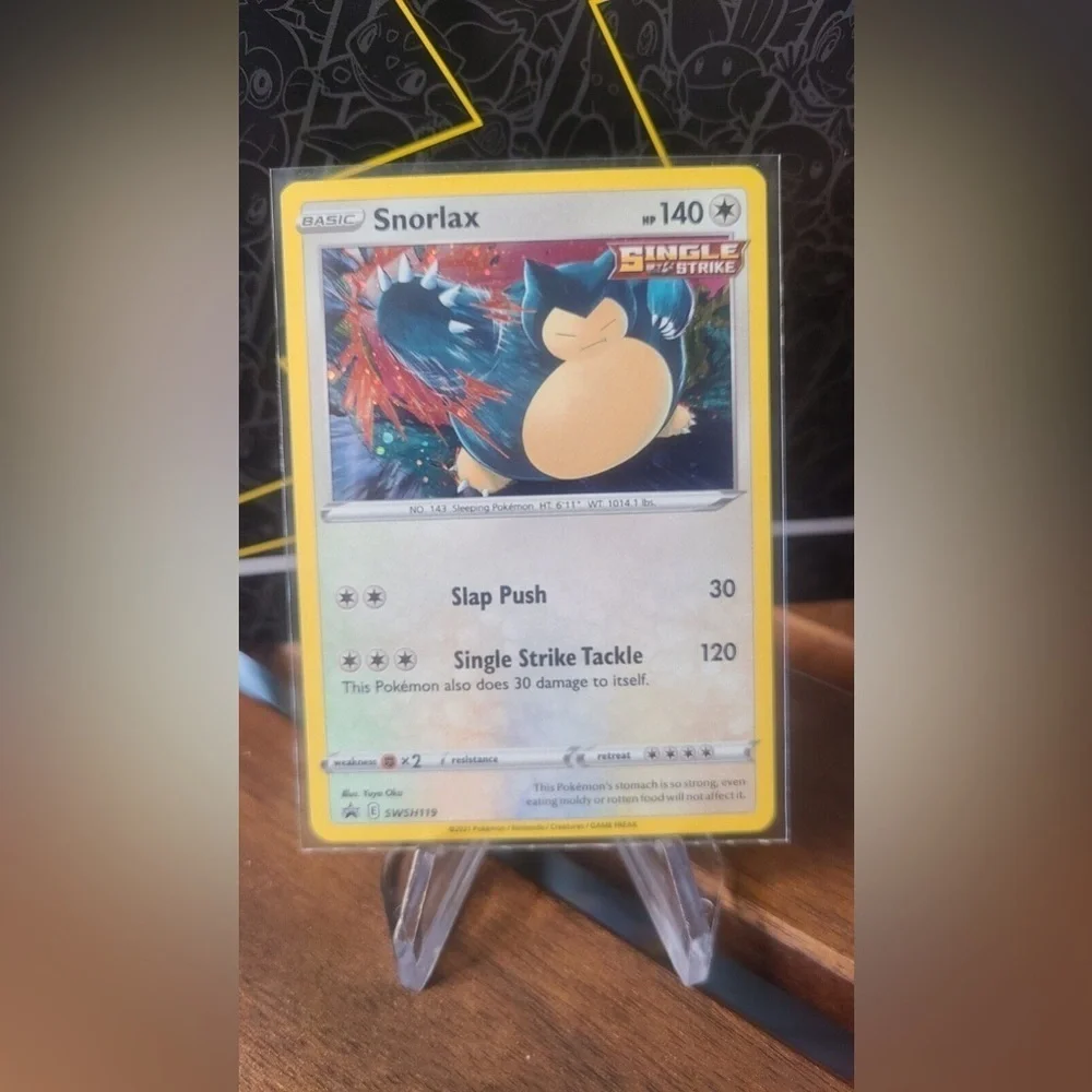 Snorlax SWSH119 Black Star Promo Holo Rare Pokemon TCG NM